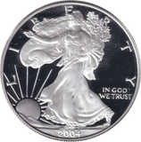 2004 SILVER PROOF LIBERTY DOLLAR USA - SILVER WORLD COINS - Cambridgeshire Coins
