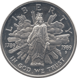 2004 SILVER PROOF ONE OUNCE DOLLAR UNITED STATES - SILVER WORLD COINS - Cambridgeshire Coins