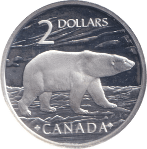 2004 SILVER TWO DOLLAR CANADA - SILVER WORLD COINS - Cambridgeshire Coins