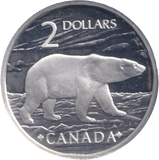 2004 SILVER TWO DOLLAR CANADA - SILVER WORLD COINS - Cambridgeshire Coins