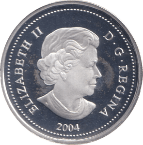 2004 SILVER TWO DOLLAR CANADA - SILVER WORLD COINS - Cambridgeshire Coins