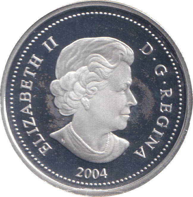 2004 SILVER TWO DOLLAR CANADA - SILVER WORLD COINS - Cambridgeshire Coins