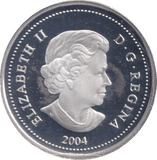 2004 SILVER TWO DOLLAR CANADA - SILVER WORLD COINS - Cambridgeshire Coins