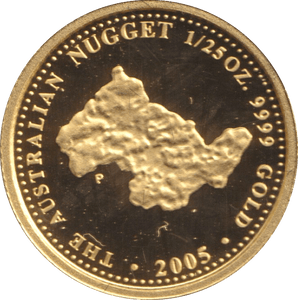 2005 1/25 OZ 9999 GOLD PROOF 4 DOLLARS AUSTRALIA - GOLD WORLD COINS - Cambridgeshire Coins