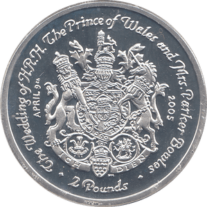 2005 2 POUNDS THE WEDDING OF THE PRICE OF WALES AND MRS PARKER BOWLES ( BU ) - WORLD COINS - Cambridgeshire Coins