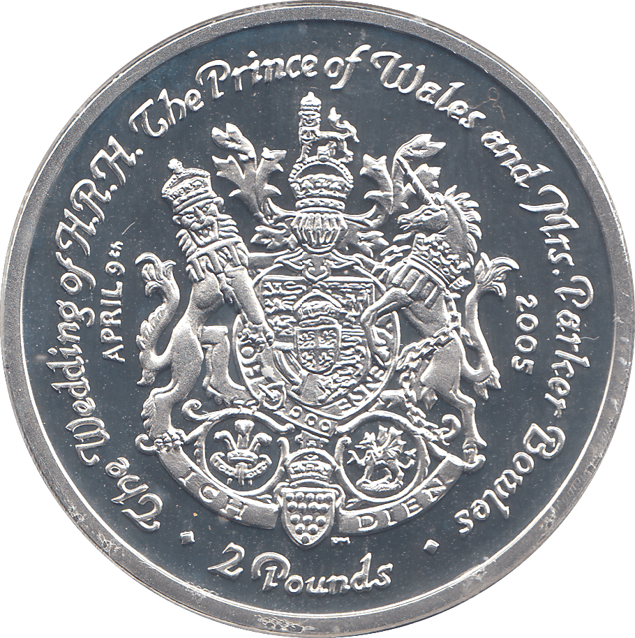 2005 2 POUNDS THE WEDDING OF THE PRICE OF WALES AND MRS PARKER BOWLES ( BU ) - WORLD COINS - Cambridgeshire Coins