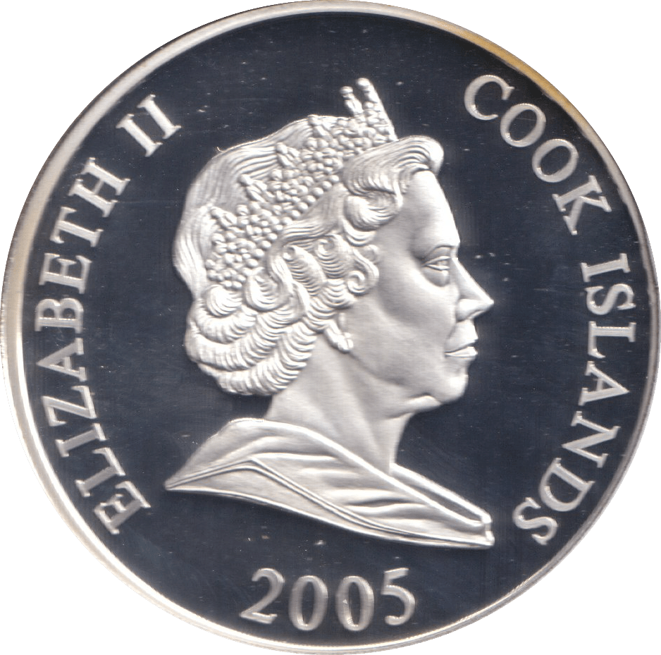 2005 50% SILVER ONE DOLLAR SIR ISAAC NEWTON 1642 - 1727 ( PROOF ) - SILVER WORLD COINS - Cambridgeshire Coins