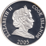 2005 50% SILVER ONE DOLLAR SIR ISAAC NEWTON 1642 - 1727 ( PROOF ) - SILVER WORLD COINS - Cambridgeshire Coins