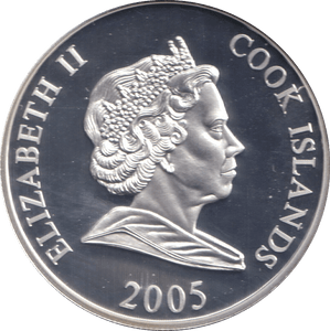 2005 50% SILVER ONE DOLLAR WILLIAM SHAKESPEARE 1564 - 1616 ( PROOF ) - SILVER WORLD COINS - Cambridgeshire Coins