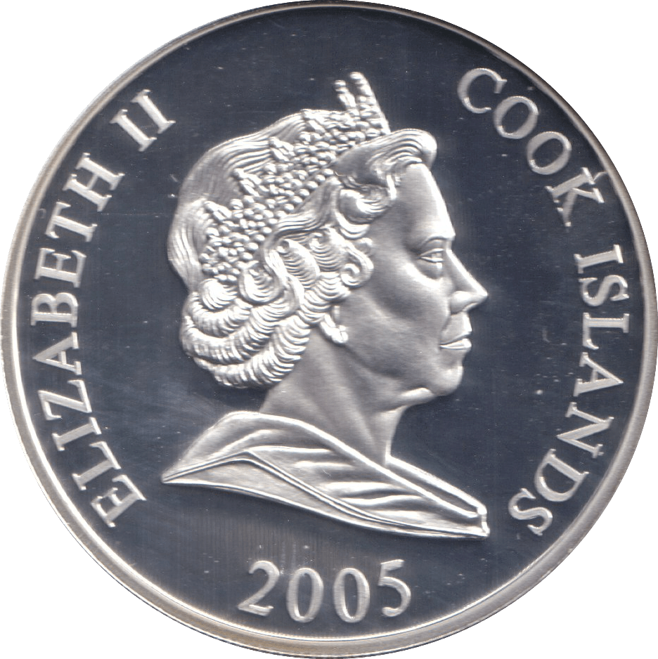 2005 50% SILVER ONE DOLLAR WILLIAM SHAKESPEARE 1564 - 1616 ( PROOF ) - SILVER WORLD COINS - Cambridgeshire Coins