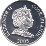 2005 50% SILVER ONE DOLLAR WILLIAM SHAKESPEARE 1564 - 1616 ( PROOF ) - SILVER WORLD COINS - Cambridgeshire Coins