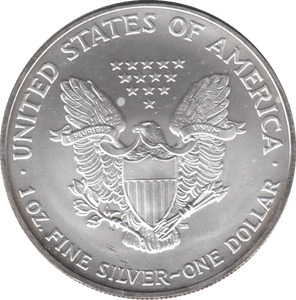 2005 AMERICAN EAGLE SILVER DOLLAR 1 OZ FINE SILVER - WORLD COINS - Cambridgeshire Coins