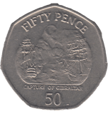 2005 CAPTURE OF GIBRALTAR 50P - 50P REGIONAL ISSUES - Cambridgeshire Coins