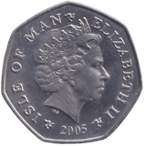 2005 CHRISTMAS 50P PARTRIDGE IN PEAR TREE ISLE OF MAN ( BUNC ) AA - 50P REGIONAL ISSUES - Cambridgeshire Coins