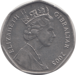 2005 FIFTY PENCE CAPTURE OF GIBRALTAR - Cambridgeshire Coins