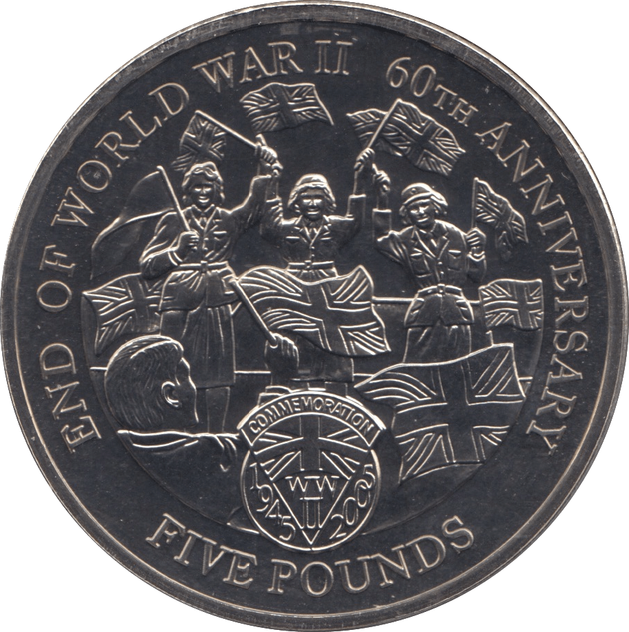 2005 FIVE POUND COIN ALDERNEY - WORLD COINS - Cambridgeshire Coins