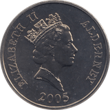 2005 FIVE POUNDS ALDERNEY F366 - WORLD COINS - Cambridgeshire Coins