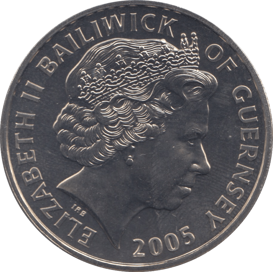2005 FIVE POUNDS BAILIWICK OF GUERNSEY F463 - WORLD COINS - Cambridgeshire Coins