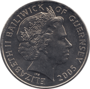 2005 FIVE POUNDS BAILIWICK OF GUERNSEY F523 - WORLD COINS - Cambridgeshire Coins