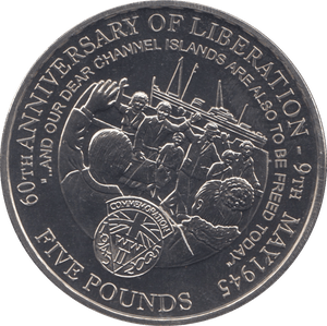 2005 FIVE POUNDS BAILIWICK OF JERSEY F459 - WORLD COINS - Cambridgeshire Coins