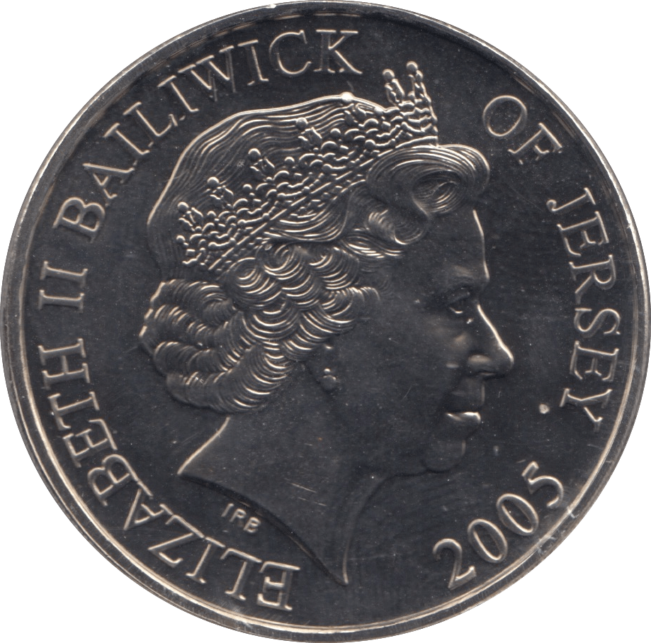2005 FIVE POUNDS BAILIWICK OF JERSEY F582 - WORLD COINS - Cambridgeshire Coins