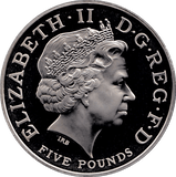 2005 FIVE POUNDS SILVER PROOF TRAFALGAR - SILVER WORLD COINS - Cambridgeshire Coins