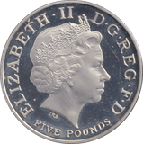 2005 FIVE POUNDS SILVER PROOF TRAFALGAR - SILVER WORLD COINS - Cambridgeshire Coins