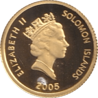 2005 GOLD $10 JOHN LENNON SOLOMON ISLANDS 1/25 OUNCE - GOLD WORLD COINS - Cambridgeshire Coins