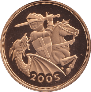 2005 GOLD DOUBLE SOVEREIGN ( PROOF ) - DOUBLE SOVEREIGN - Cambridgeshire Coins