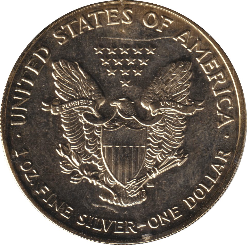 2005 GOLD PLATED COLOURED LIBERTY DOLLAR USA - WORLD COINS - Cambridgeshire Coins