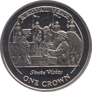 2005 ONE CROWN COIN GIBRALTAR - WORLD COINS - Cambridgeshire Coins