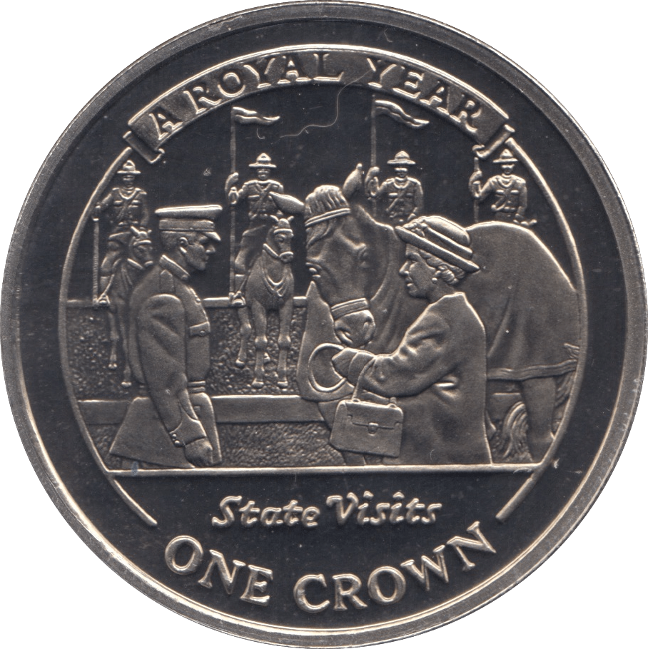 2005 ONE CROWN COIN GIBRALTAR - WORLD COINS - Cambridgeshire Coins