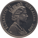 2005 ONE CROWN COIN GIBRALTAR - WORLD COINS - Cambridgeshire Coins
