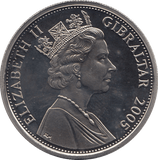 2005 ONE CROWN COIN GIBRALTAR - WORLD COINS - Cambridgeshire Coins
