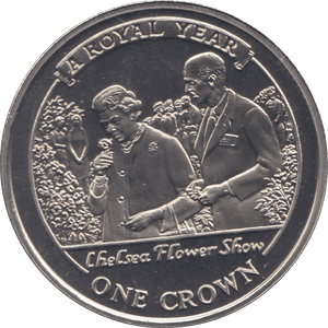 2005 ONE CROWN GIBRALTAR F438 - WORLD COINS - Cambridgeshire Coins