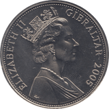2005 ONE CROWN GIBRALTAR F473 - WORLD COINS - Cambridgeshire Coins