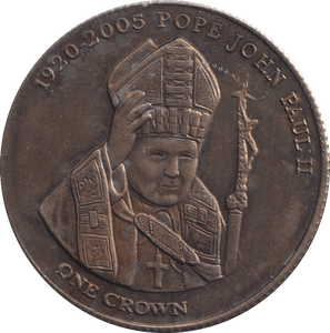 2005 ONE CROWN TRISTAN DA CUNHA - WORLD COINS - Cambridgeshire Coins