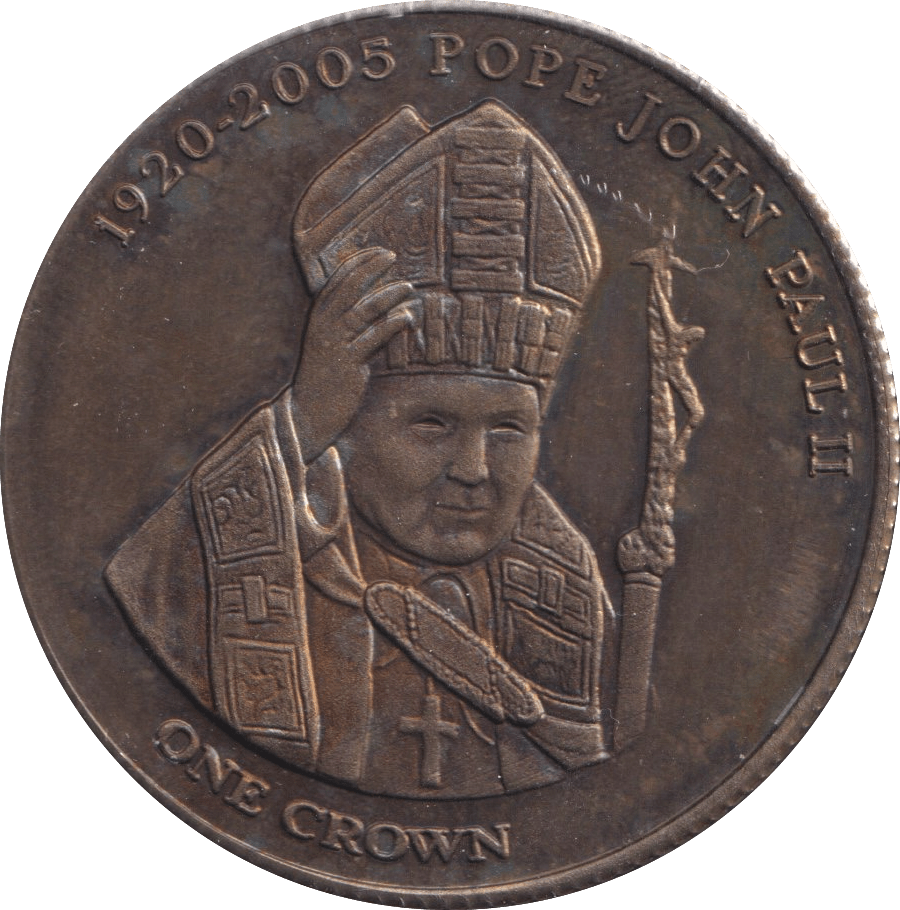 2005 ONE CROWN TRISTAN DA CUNHA - WORLD COINS - Cambridgeshire Coins