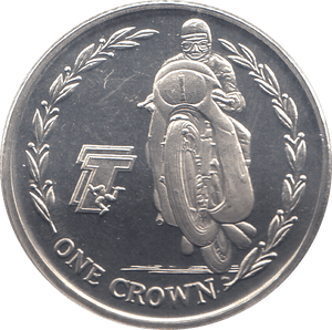 2005 ONE CROWN TT MOTORBIKE RACE - WORLD COINS - Cambridgeshire Coins