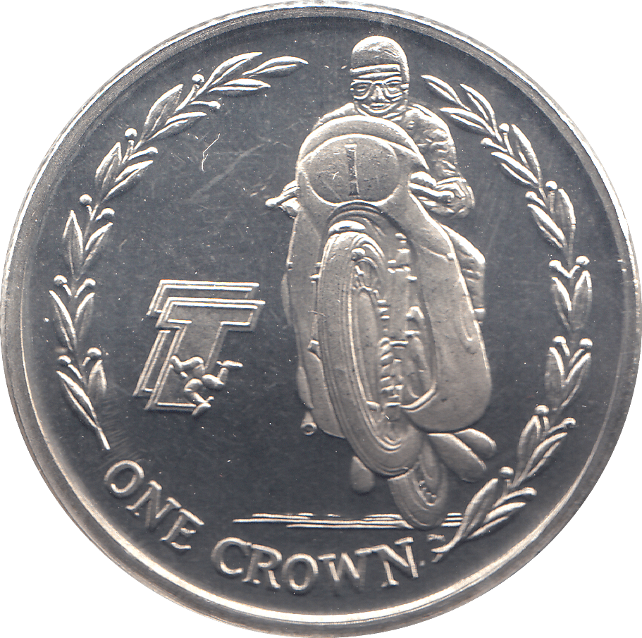 2005 ONE CROWN TT MOTORBIKE RACE - WORLD COINS - Cambridgeshire Coins