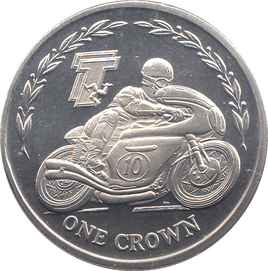 2005 ONE CROWN TT MOTORBIKE RACE - WORLD COINS - Cambridgeshire Coins