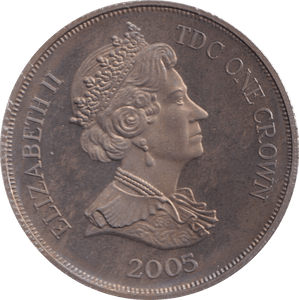 2005 ONE CROWN UK - WORLD COINS - Cambridgeshire Coins