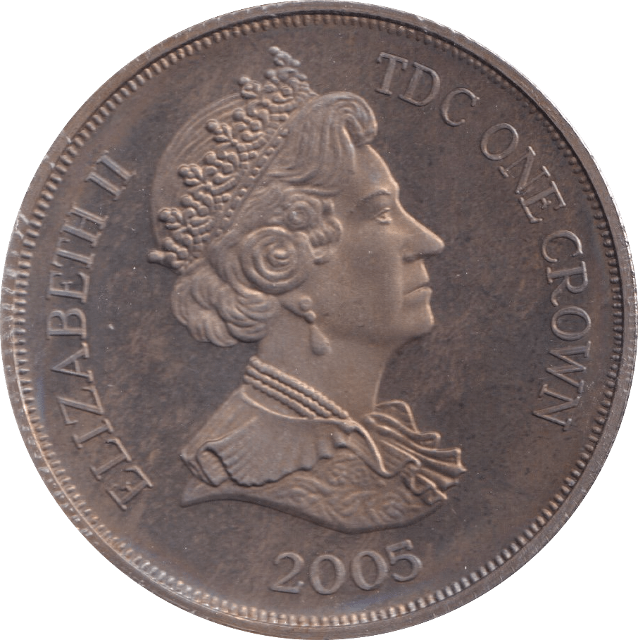 2005 ONE CROWN UK - WORLD COINS - Cambridgeshire Coins