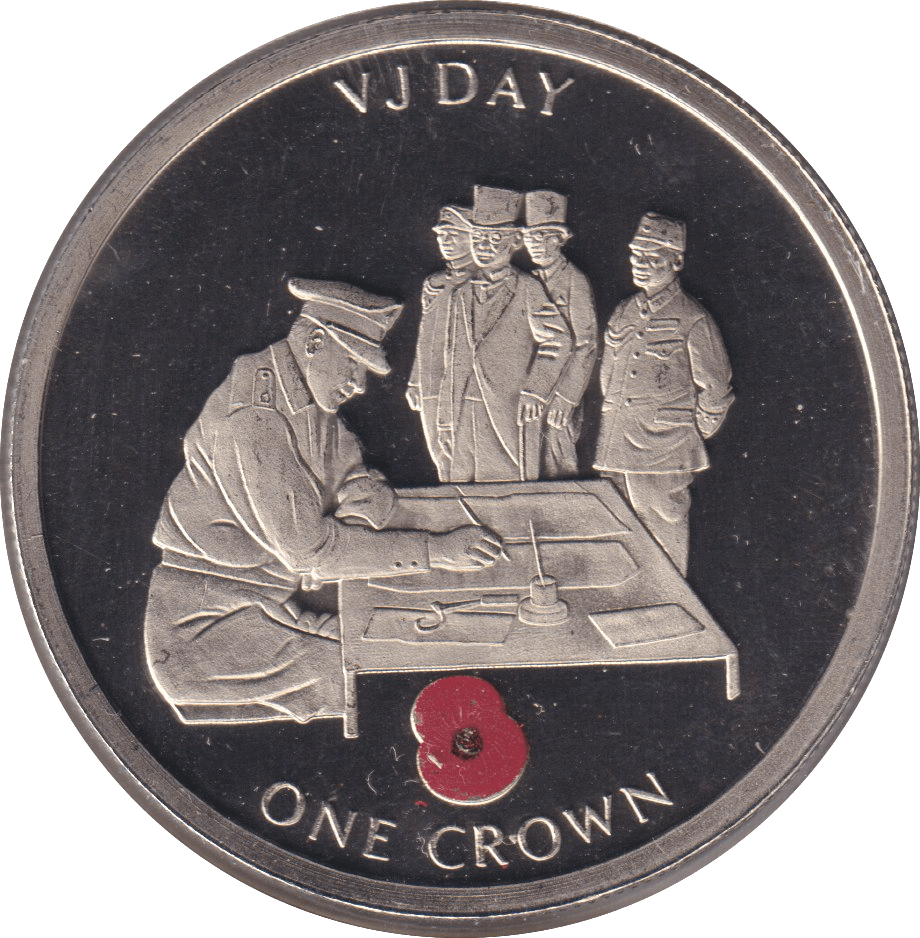 2005 ONE CROWN V J DAY (BU) - CROWN - Cambridgeshire Coins