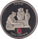 2005 ONE CROWN V J DAY (BU) - CROWN - Cambridgeshire Coins