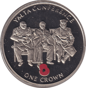 2005 ONE CROWN YALTA CONFERENCE (BU) - CROWN - Cambridgeshire Coins