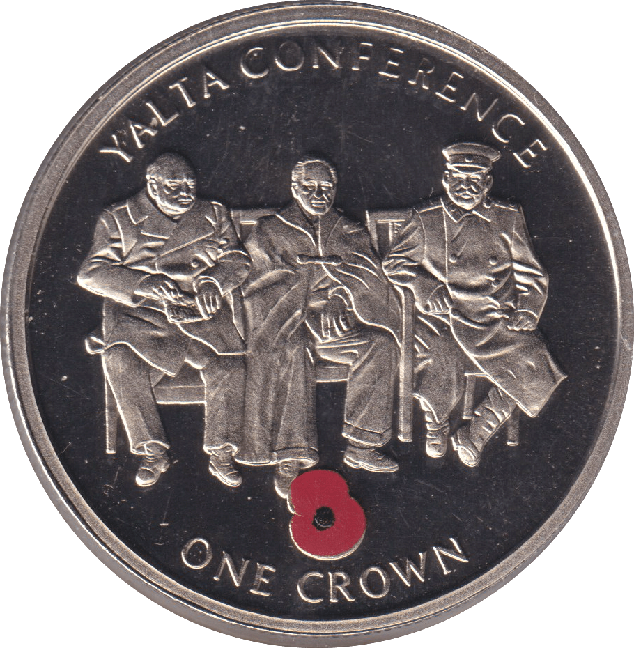 2005 ONE CROWN YALTA CONFERENCE (BU) - CROWN - Cambridgeshire Coins