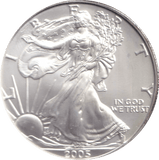 2005 ONE DOLLAR SILVER PROOF IN GOD WE TRUST - SILVER WORLD COINS - Cambridgeshire Coins