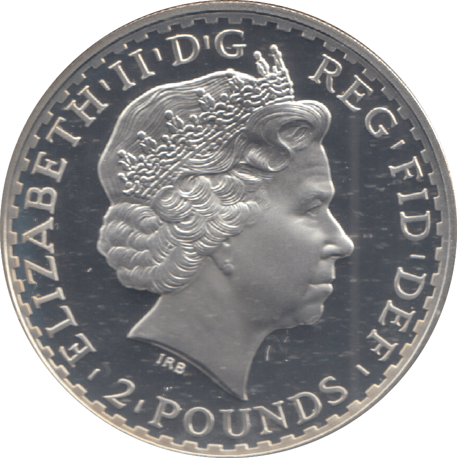 2005 ONE OUNCE FINE SILVER BRITANNIA TWO POUND COIN - SILVER BRITANNIA - Cambridgeshire Coins