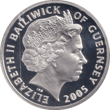 2005 PROOF SILVER FIVE POUNDS- JOHN JELLICOE - Silver Proof - Cambridgeshire Coins